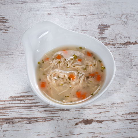 WILDES LAND CAT Huhn Soup – kurczak z marchewką i pietruszką – zupa dla kota (80g)