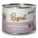 WILDES LAND CAT Ragout Kaninchen Huhn - królik z kurczakiem (180g)