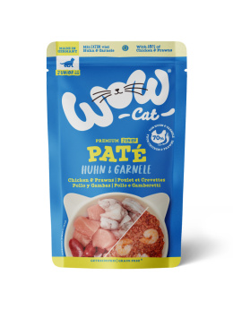 WOW CAT Junior Huhn Garnelen - kurczak z krewetkami dla kociąt (400g)