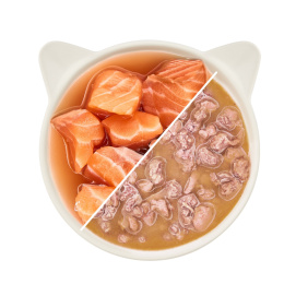 WOW CAT Lachs in sauce - filety łososia w sosie (85g)
