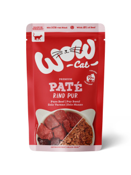 WOW CAT Rind Pur - wołowina dla dorosłych kotów (400g)