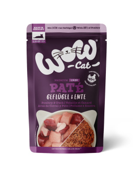 WOW CAT Senior Geflugel Ente - drób z kaczką (400g)