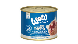 WOW CAT Senior Wild Kaninchen - dziczyzna z królikiem dla kota seniora (400g)