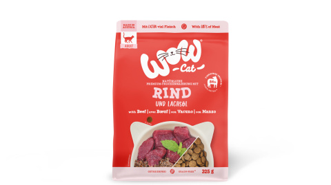 WOW CAT mit Rind - karma z wołowiną dla doroslych kotów (325g)