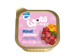 WOW Junior Rind – wołowina z dynią i pokrzywą dla szczeniąt (150g)