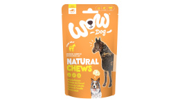 WOW Natural Chews Pferdefleisch – suszone mięso koniny (250g)