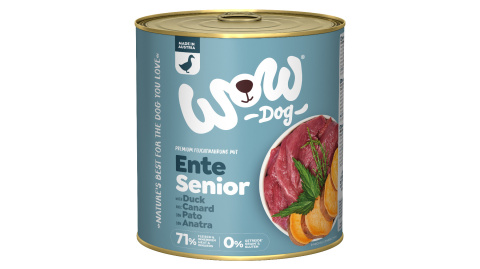 WOW Senior Ente – kaczka z algami i batatami (800g)