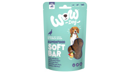 WOW Superfood Soft Bar Pute – mięso indyka z gruszką miękkie przysmaki dla psa (150g)