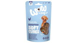 WOW Superfood Soft Cubes Huhn – kurczak z pasternakiem miękkie przysmaki dla psa (150g)