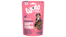 WOW Superfood Soft Cubes Wild – dziczyzna z jabłkiem miękkie przysmaki dla psa (150g)