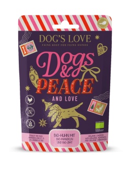 DOG’S LOVE Dogs Peace and Love – ekologiczne przysmaki dla psów (150g)