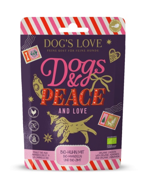 DOG’S LOVE Dogs Peace and Love – ekologiczne przysmaki dla psów (150g)