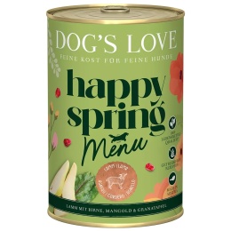 DOG'S LOVE Springs Menu Lamm - jagnięcina z gruszką i botwinką (400g)