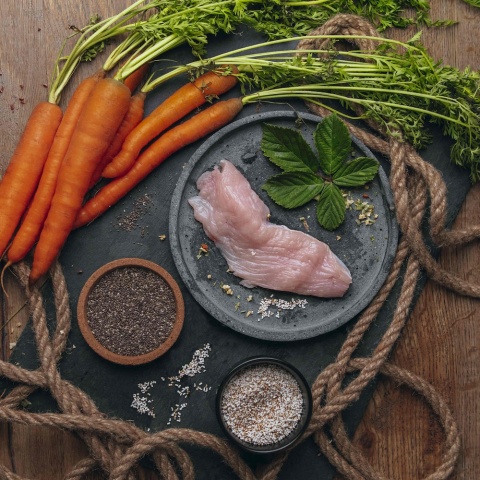 LIEBESGUT CAT Sensitive Bio Pute - ekologiczny indyk z ekologiczną marchewką i amarantusem (200g)