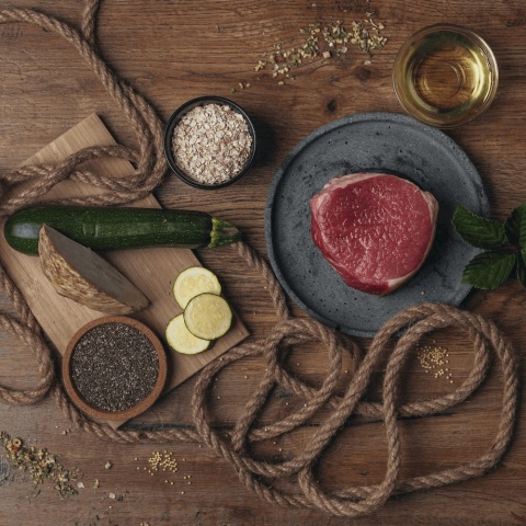 LIEBESGUT DOG Bio Rind - ekologiczna wołowina z cukinią (400g)