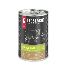 LIEBESGUT DOG Sensitive Schaf - jagnięcina z ekologicznym selerem (400g)