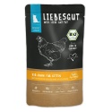 LIEBESGUT CAT Junior Bio Huhn - ekologiczny kurczak z płatkami kokosowymi (100g)