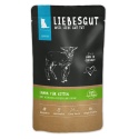 LIEBESGUT CAT Junior Lamm mit Bio - jagnięcina z ekologicznymi płatkami kokosowymi i gruszką (100g)