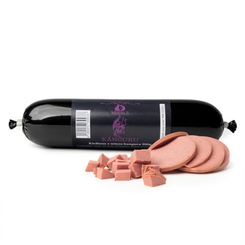 MIRALS Kanguru - kiełbasa z mięsa kangura (200g)