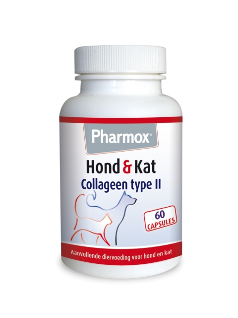 Pharmox UC-II niezdenaturowany kolagen typu II dla kotów (60 kapsułek)
