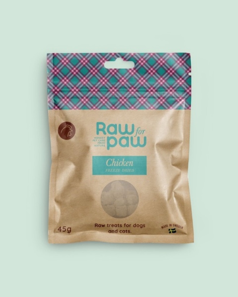 RAW for PAW Chicken - kurczak liofilizowane przysmaki (45g)