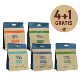 RAW for PAW przysmaki liofilizowane zestaw 4+1 gratis (5x50g)