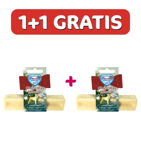 RENSKE CHHURPI Christmas - gryzak z sera himalajskiego edycja świąteczna 1+1 (L)