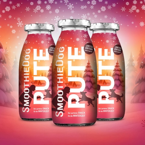 SmoothieDog Winter Pute - smoothie dla psa indyk z warzywami (250ml)