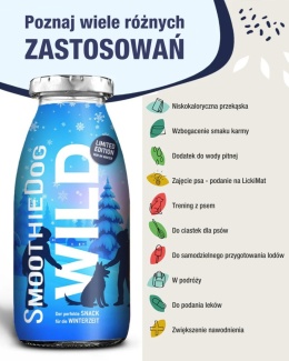 SmoothieDog Winter Wild - smoothie dla psa dziczyzna z warzywami (250ml)