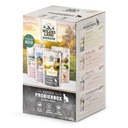 WILDES LAND CAT Box próbny - saszetki dla kota (4x100g)