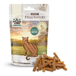 WILDES LAND CAT Fleischsticks Huhn - patyczki z kurczaka (50g)