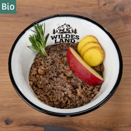WILDES LAND DOG BIO Lamm – bio jagnięcina z marchewką i jabłkami (800g)