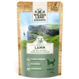 WILDES LAND DOG Classic Lamm - jagnięcina z cukinią, dziką różą i ziołami (150g)