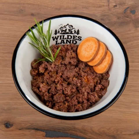 WILDES LAND DOG Classic Pferd - konina z batatami, marchewką i ziołami (800g)