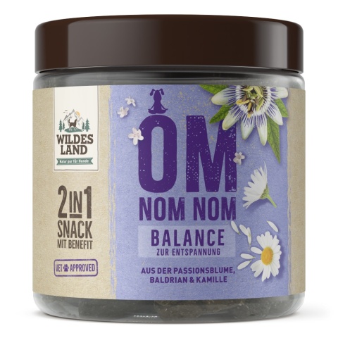 WILDES LAND DOG Snack 2w1 Balance - przysmaki na uspokojenie dla psa (300g)