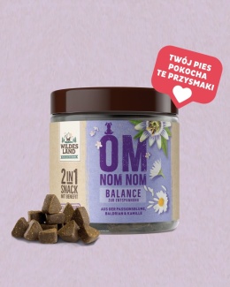WILDES LAND DOG Snack 2w1 Balance - przysmaki na uspokojenie dla psa (300g)