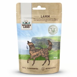 WILDES LAND DOG Trainingssticks Lamm - jagnięcina przysmaki treningowe (70g)