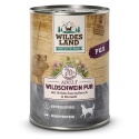 WILDES LAND DOG Wildschwein Pur – dzik karma monobiałkowa dla psa (400g)