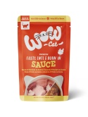 WOW CAT Filets Ente Huhn in sauce - kawałki kaczki i kurczaka w sosie (85g)
