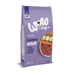 WOW DOG Lamm - z jagnięciną, batatami i cukinią (12kg)