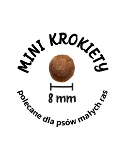 WOW DOG MINI Huhn - kurczak ze szpinakiem i żurawiną dla psów małych ras (1kg)