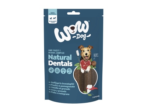 WOW DOG Natural Dentals Midi - gryzaki dentystyczne dla psa (195g)