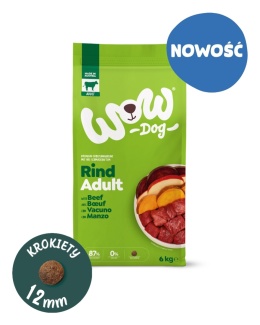 WOW DOG Rind - wołowina z jabłkiem i buraczkami (6kg)