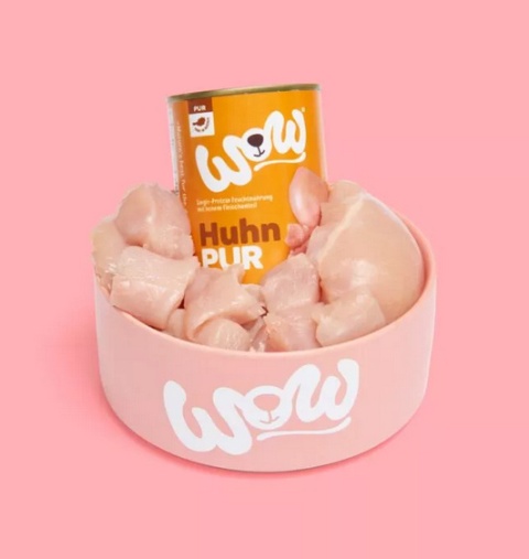 WOW Huhn Pur – czysty kurczak karma monobiałkowa dla psa (800g)