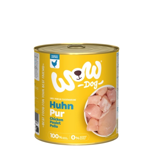 WOW Huhn Pur – czysty kurczak karma monobiałkowa dla psa (800g)