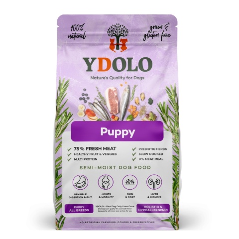 YDOLO Puppy - wieprzowina Iberico i ryby - karma półwilgotna dla szczeniąt (2,5kg)